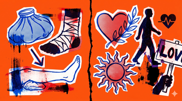 peace and love v RICE method